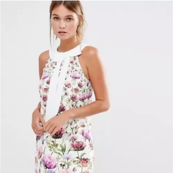 Ted Baker London Dresses & Skirts - Ted Baker London Lucilee Thistle Floral Midi Dress, NWOT, Size 2